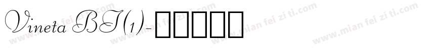 Vineta BT(1)字体转换